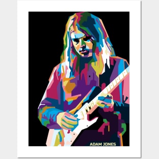 Abstract Guitarist Adam Jones in WPAP Posters and Art